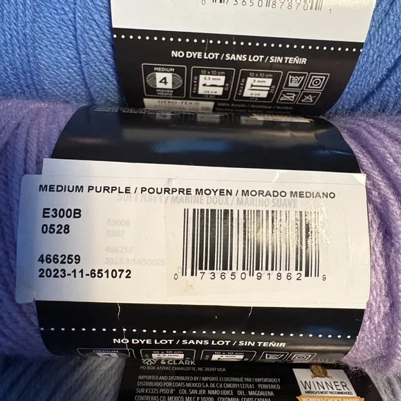 Red Heart Super Saver Yarn – 7 oz / 198 g, 100% Acrylic, Worsted Weight  NEW - Picture 4 of 6